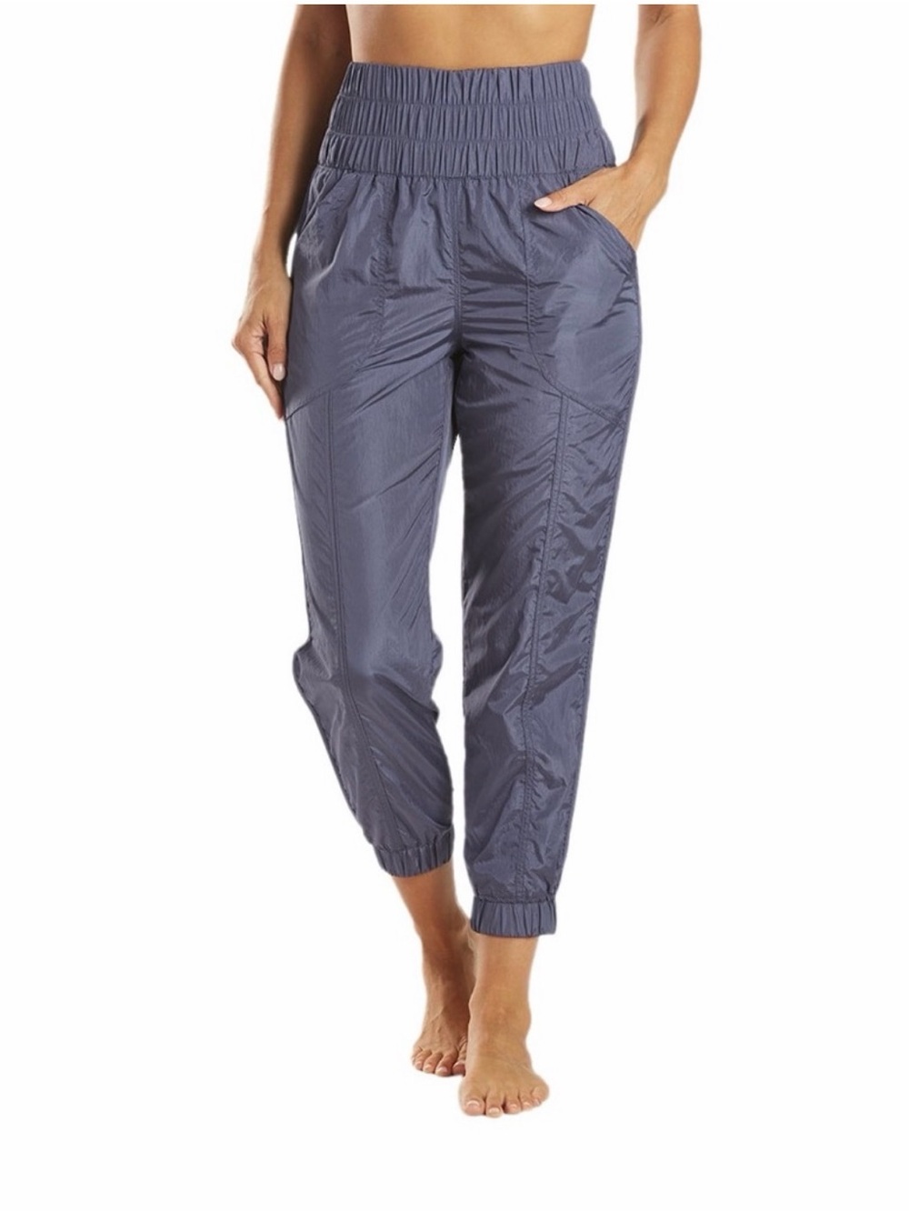 FP Movement by Free People Slate Blue The Way Home Ankle Joggers NWOT